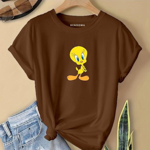 SARI CİVCİV BASKILI  ÇOCUK TİŞÖRT