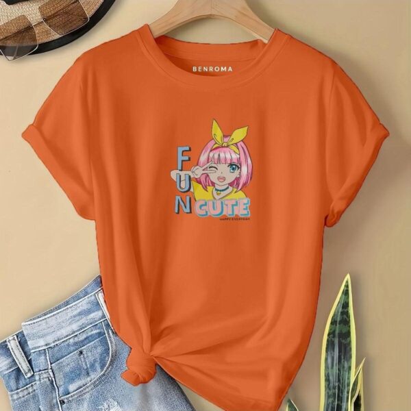 FUN CUT BASKILI  ÇOCUK TİŞÖRT