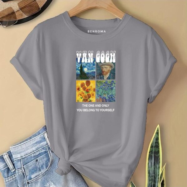 VAN GOGH BASKILI  ÇOCUK TİŞÖRT